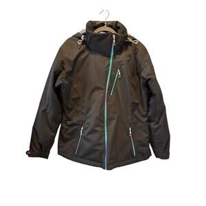 Obermeyer Women’s Insulated Ski Jacket – Black – Size 12 – EUC Gorpcore ApresSki